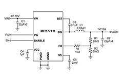 Convertidor reductor síncrono MP8774H